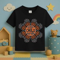 Every Child Matters Native American Hand Pattern Toddler T-Shirt