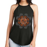 Every Child Matters Native American Hand Pattern Women's Perfect Tri Rocker Tank