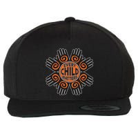 Every Child Matters Native American Hand Pattern Wool Snapback Cap