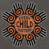 Every Child Matters Native American Hand Pattern Cotton Canvas Backpack