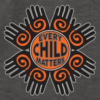 Every Child Matters Native American Hand Pattern Vector Backpack