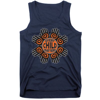 Every Child Matters Native American Hand Pattern Tank Top