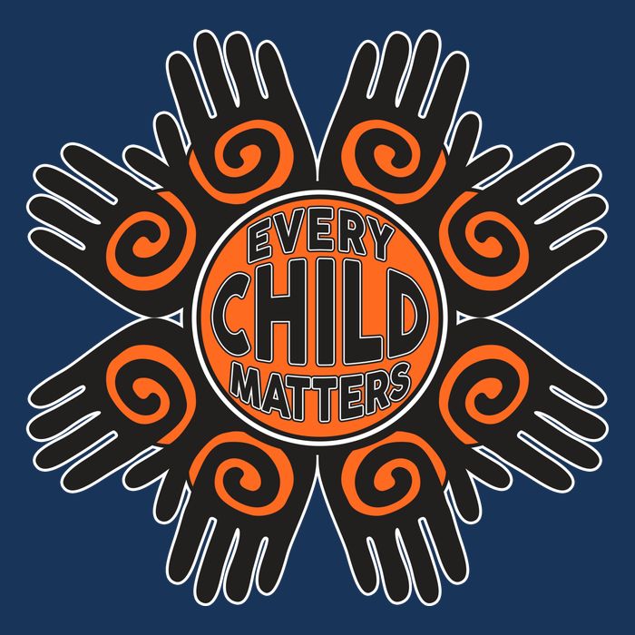 Every Child Matters Native American Hand Pattern Infant Baby Jersey Bodysuit