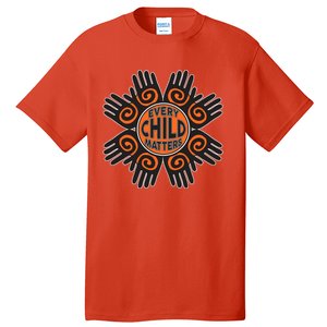 Every Child Matters Native American Hand Pattern Tall T-Shirt