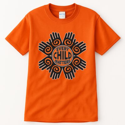 Every Child Matters Native American Hand Pattern Tall T-Shirt