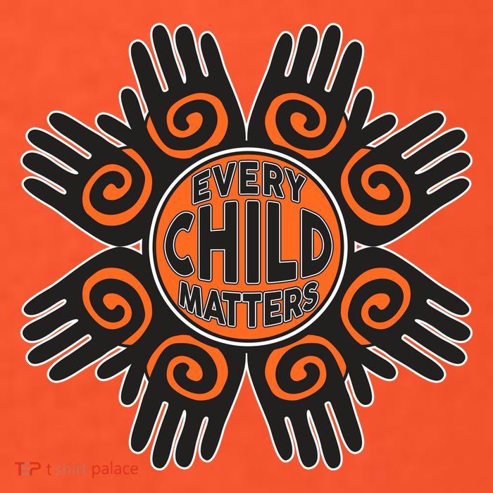 Every Child Matters Native American Hand Pattern Tall T-Shirt