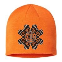 Every Child Matters Native American Hand Pattern Sustainable Beanie