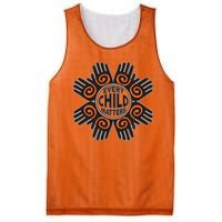 Every Child Matters Native American Hand Pattern Mesh Reversible Basketball Jersey Tank