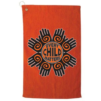 Every Child Matters Native American Hand Pattern Golf Towel