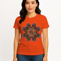 Every Child Matters Native American Hand Pattern Womens T-Shirt