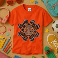 Every Child Matters Native American Hand Pattern Kids T-Shirt
