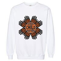 Every Child Matters Native American Hand Pattern Garment-Dyed Sweatshirt
