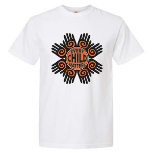 Every Child Matters Native American Hand Pattern Garment-Dyed Heavyweight T-Shirt