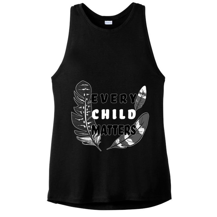 Every Child Matters Orange Day Residential Schools Ladies PosiCharge Tri-Blend Wicking Tank