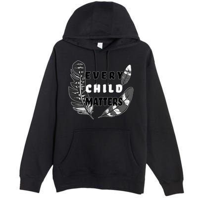 Every Child Matters Orange Day Residential Schools Premium Pullover Hoodie