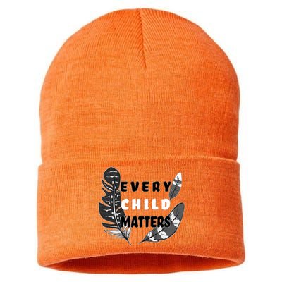 Every Child Matters Orange Day Residential Schools Sustainable Knit Beanie