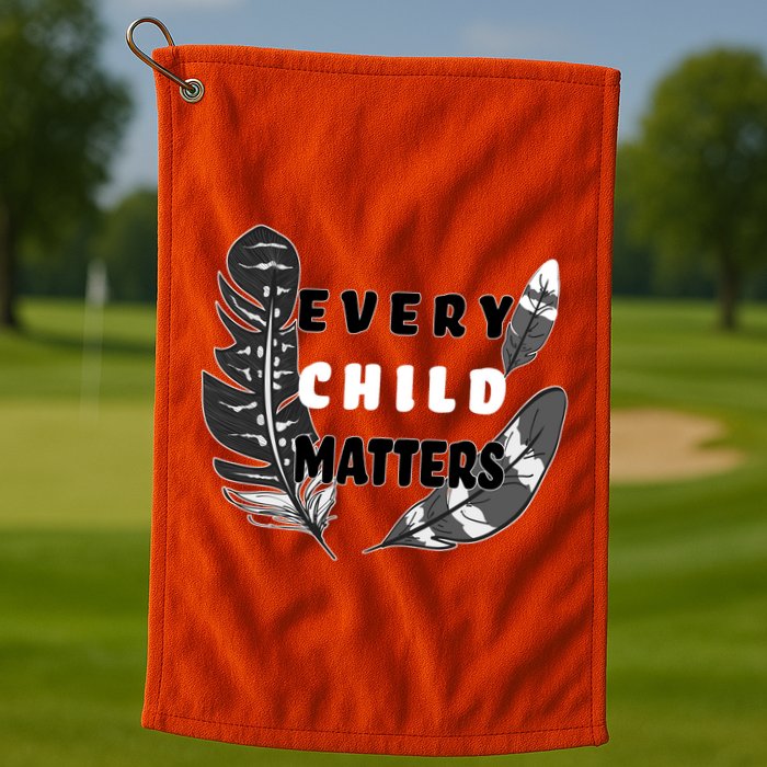 Every Child Matters Orange Day Residential Schools Golf Towel