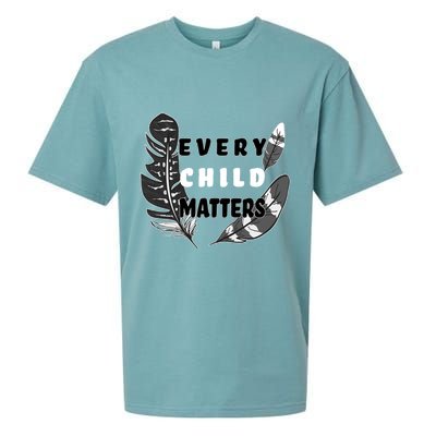 Every Child Matters Orange Day Residential Schools Sueded Cloud Jersey T-Shirt