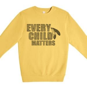 Every Child Matters Sketchy Pattern Premium Crewneck Sweatshirt