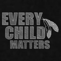 Every Child Matters Sketchy Pattern Ladies PosiCharge Tri-Blend Wicking Tank