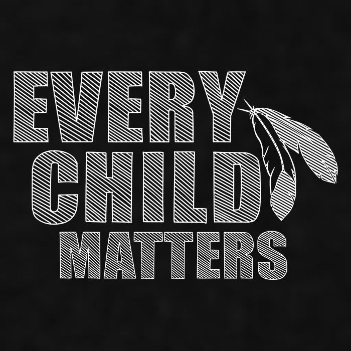 Every Child Matters Sketchy Pattern Ladies PosiCharge Tri-Blend Wicking Tank
