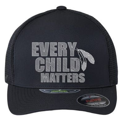 Every Child Matters Sketchy Pattern Flexfit Unipanel Trucker Cap