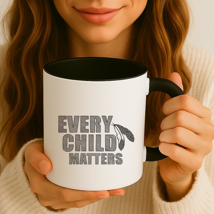 Every Child Matters Sketchy Pattern Mug