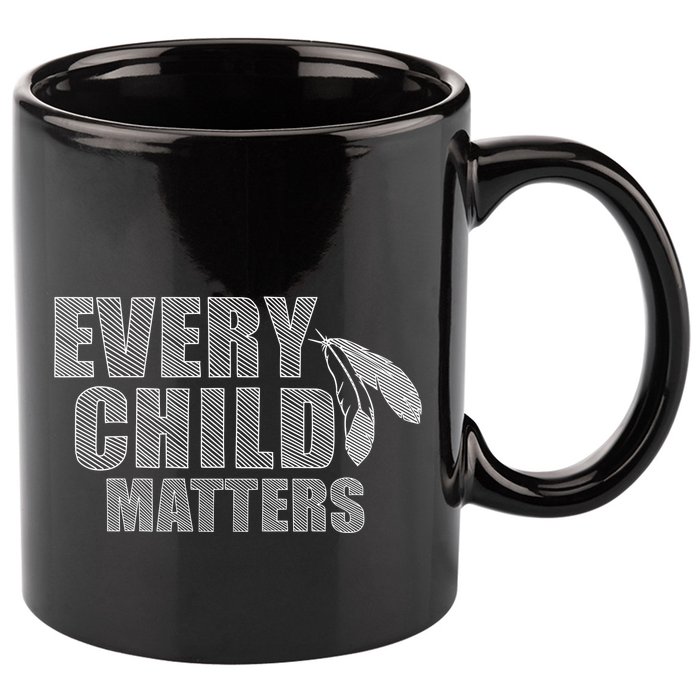 Every Child Matters Sketchy Pattern 11oz C Handle Ceramic Mug