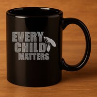 Every Child Matters Sketchy Pattern 11oz C Handle Ceramic Mug