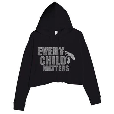 Every Child Matters Sketchy Pattern Crop Fleece Hoodie
