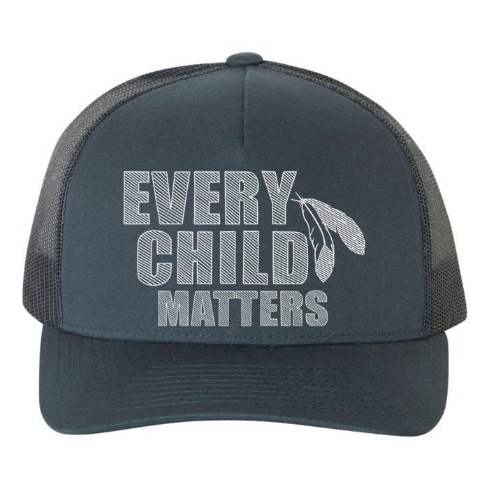 Every Child Matters Sketchy Pattern Yupoong Adult 5-Panel Trucker Hat