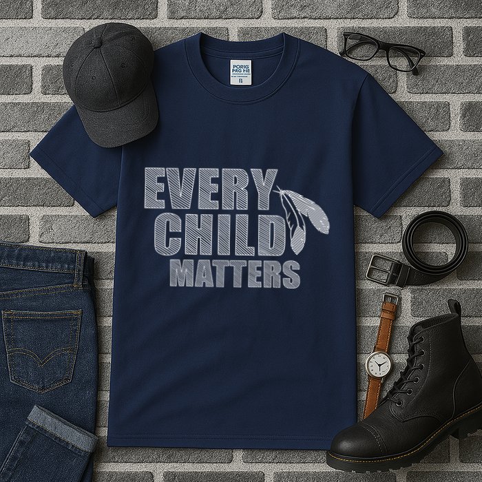 Every Child Matters Sketchy Pattern Tall T-Shirt