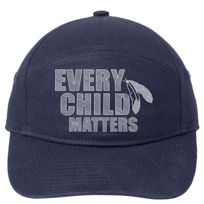 Every Child Matters Sketchy Pattern 7-Panel Snapback Hat