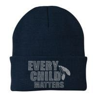 Every Child Matters Sketchy Pattern Knit Cap Winter Beanie