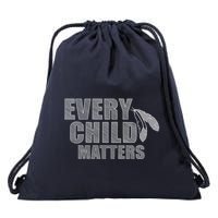 Every Child Matters Sketchy Pattern Drawstring Bag