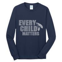Every Child Matters Sketchy Pattern Tall Long Sleeve T-Shirt