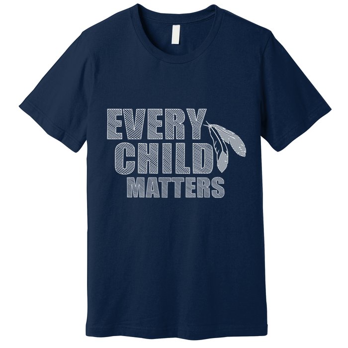 Every Child Matters Sketchy Pattern Premium T-Shirt