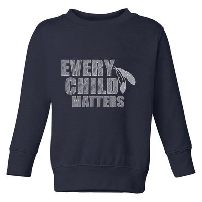 Every Child Matters Sketchy Pattern Toddler Sweatshirt