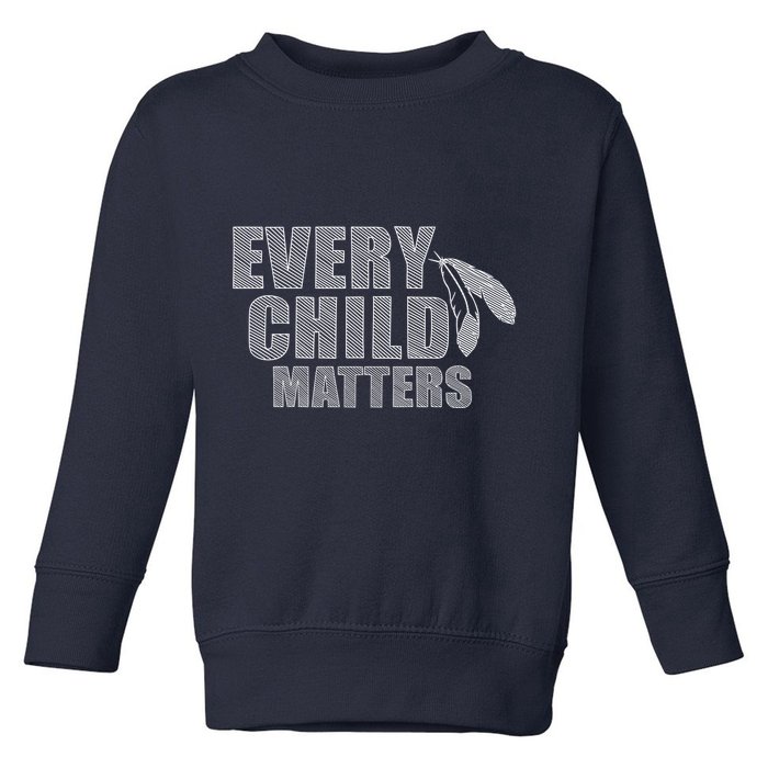 Every Child Matters Sketchy Pattern Toddler Sweatshirt