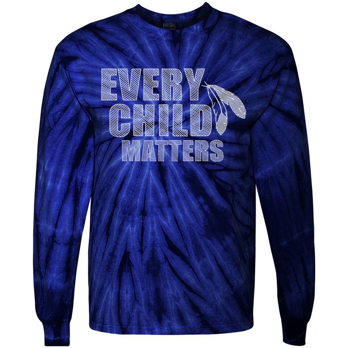 Every Child Matters Sketchy Pattern Tie-Dye Long Sleeve Shirt