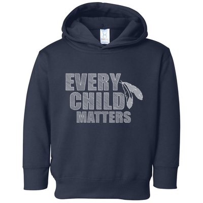Every Child Matters Sketchy Pattern Toddler Hoodie