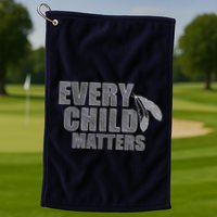Every Child Matters Sketchy Pattern Golf Towel