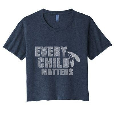 Every Child Matters Sketchy Pattern Crop Top