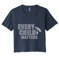 Every Child Matters Sketchy Pattern Crop Top