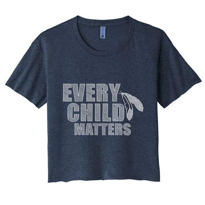 Every Child Matters Sketchy Pattern Crop Top