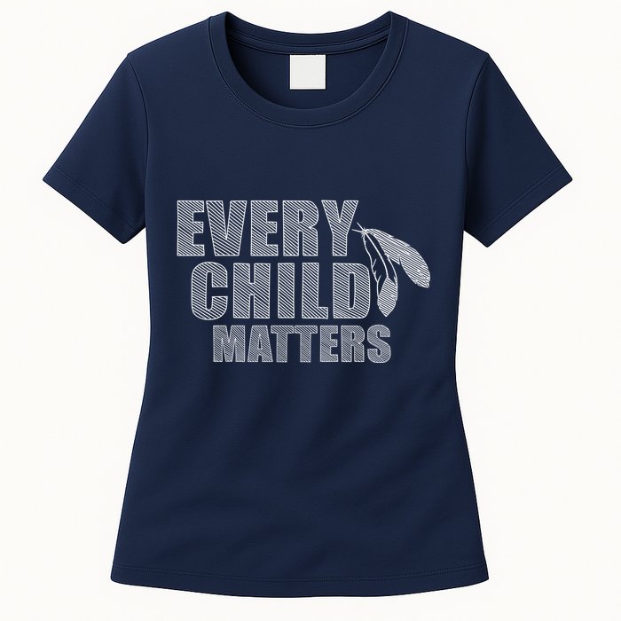 Every Child Matters Sketchy Pattern Womens T-Shirt