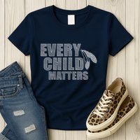 Every Child Matters Sketchy Pattern Womens T-Shirt