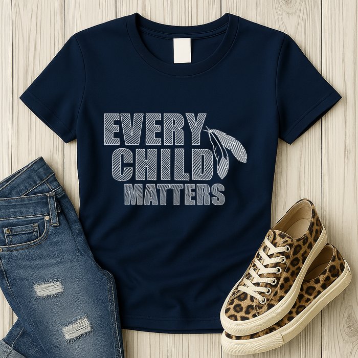 Every Child Matters Sketchy Pattern Womens T-Shirt