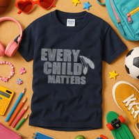 Every Child Matters Sketchy Pattern Kids T-Shirt