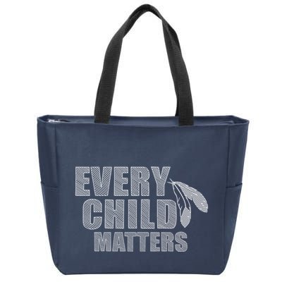 Every Child Matters Sketchy Pattern Zip Tote Bag